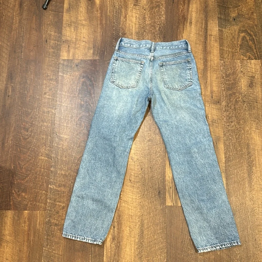 Gap‎ Kids Boys Size 10 90s Straight Jeans Light Wash Blue Denim Streetwear